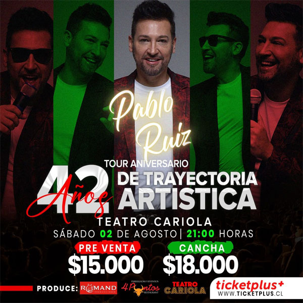 Teatro Cariola Oficial | Pablo Ruiz en concierto
