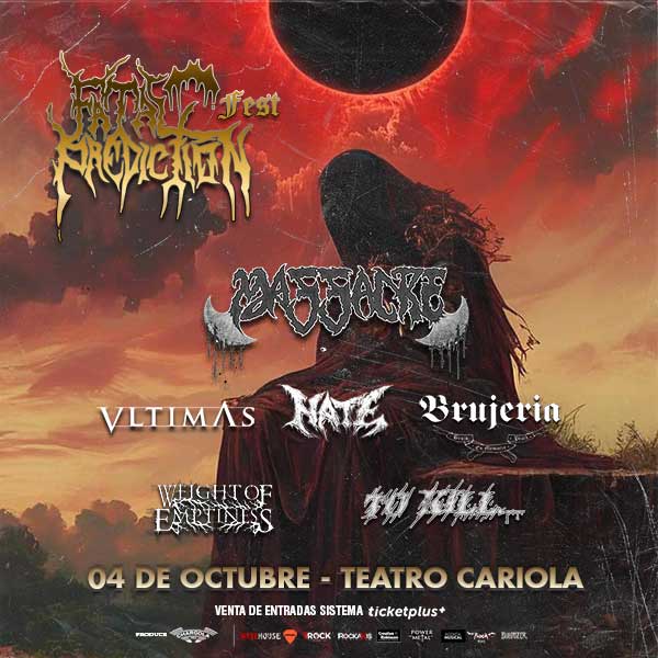 Fatal Prediction Fest 2025 | 04 Octubre | Teatro Cariola.
